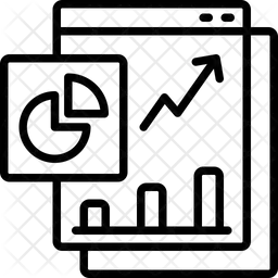 Diagrama de análisis en línea  Icono