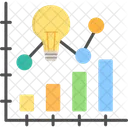 Diagrama De Barras Grafico Grafico Lineal Icono