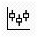Diagrama De Caja Grafico De Velas Grafico De Datos Icono