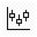 Diagrama De Caja Grafico De Velas Grafico De Datos Icono