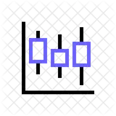 Diagrama De Caja Grafico De Velas Grafico De Datos Icono