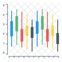 Grafico De Velas Grafico De Negocios Grafico De Diagrama De Caja Icono