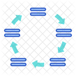 Diagrama de ciclo  Ícone