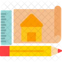 Diagrama de construção  Ícone