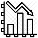 Diagrama de declínio  Ícone