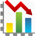 Diagrama de declínio  Ícone