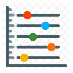 Gráfico de dispersión  Icono