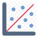 Diagrama De Dispersion Datos Analisis Icono