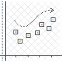 Diagrama De Dispersion Icono