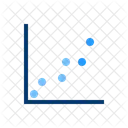 Diagrama De Dispersion Grafico De Burbujas Grafico De Dispersion Icono