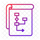 Diagrama De Flujo Proceso Plan Icon