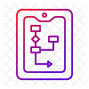 Diagrama De Flujo Proceso Plan Icon