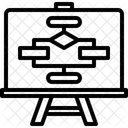 Bloque Diagrama Tablero Icono