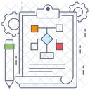 Algoritmo Mapa Del Sitio Diagrama De Flujo Icono