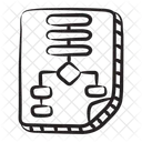 Diagrama De Flujo Flujo De Trabajo Flujo De Datos Icono
