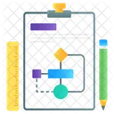 Diagrama de flujo  Icono