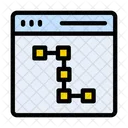 Diagrama de flujo  Icono