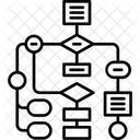 Diagrama de flujo  Icono