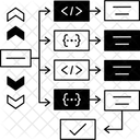Diagrama de flujo  Icono