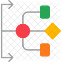 Diagrama de flujo  Icono