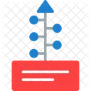 Diagrama De Flujo Proceso Hoja De Ruta Icono