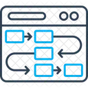 Diagrama de flujo  Icono