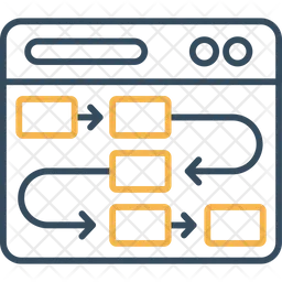 Diagrama de flujo  Icono