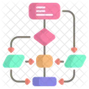 Diagrama De Flujo Elemento Infografia Icon