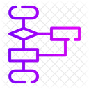 Diagrama de flujo  Icono