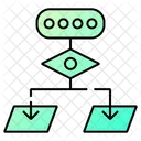 Diagrama de flujo  Icono