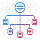 Diagrama Jerarquia Algoritmo Icono