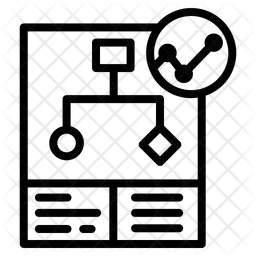 Diagrama de flujo  Icono
