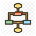 Diagrama Jerarquia Algoritmo Icono