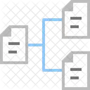 Diagrama de flujo de archivos  Icono