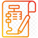 Escribir diagrama de flujo  Icono