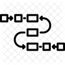 Diagrama De Fluxo Planejamento Esquema Ícone