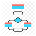 Diagrama de fluxo  Ícone