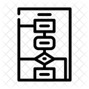 Diagrama de fluxo  Ícone