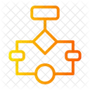 Diagrama de fluxo  Ícone