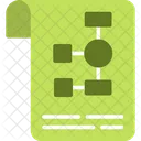 Diagrama de fluxo  Ícone