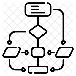 Diagrama de fluxo  Ícone