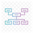 Diagrama de fluxo  Ícone