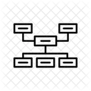 Diagrama de fluxo  Ícone