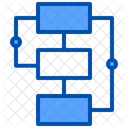 Diagrama de fluxo de dados  Ícone