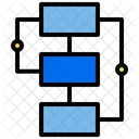 Diagrama de fluxo de dados  Ícone