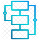 Diagrama de fluxo de dados  Ícone