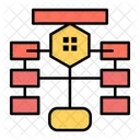 Diagrama de fluxograma  Ícone