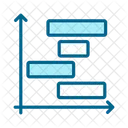 Icono De Diagrama De Gantt Cronograma Del Proyecto Gestion De Tareas Icono