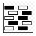 Diagrama De Gantt Grafico Tabla Icono