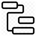 Diagrama De Gantt Del Flujo De Trabajo Icon